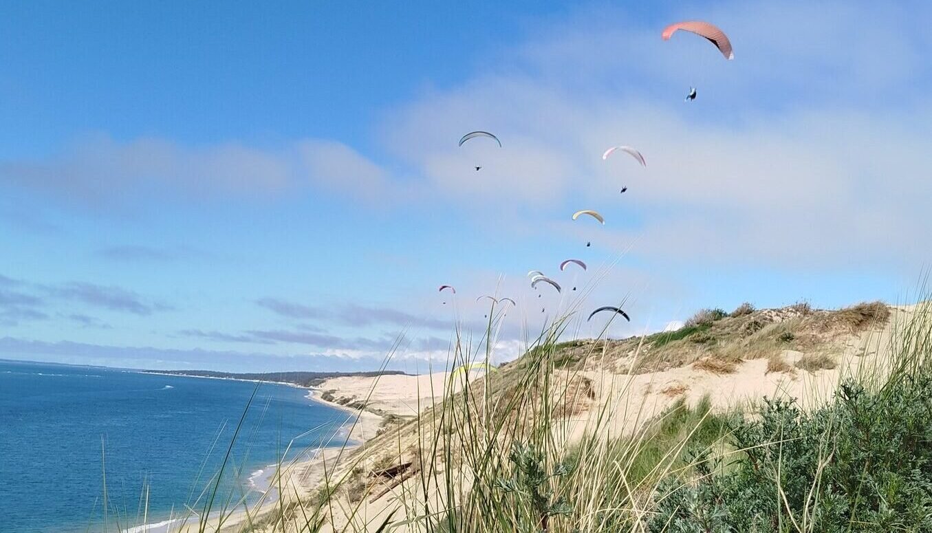 Parakite at Dune du Pilat